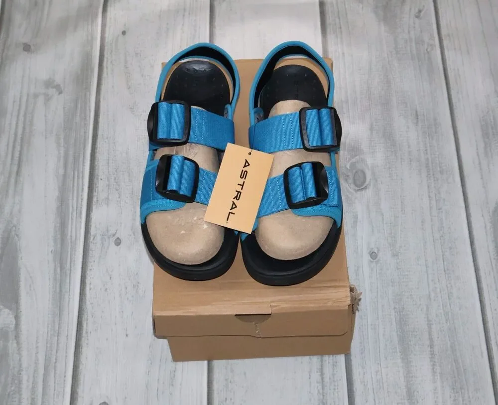 NWT Astral Webber Men’s 11 Blue Water River Sandals Adjustable Outdoor Hiking